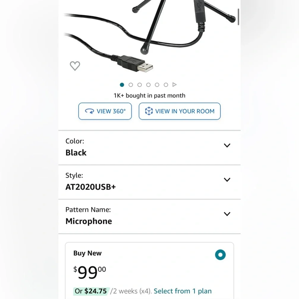Audio Technica AT2020 USB+